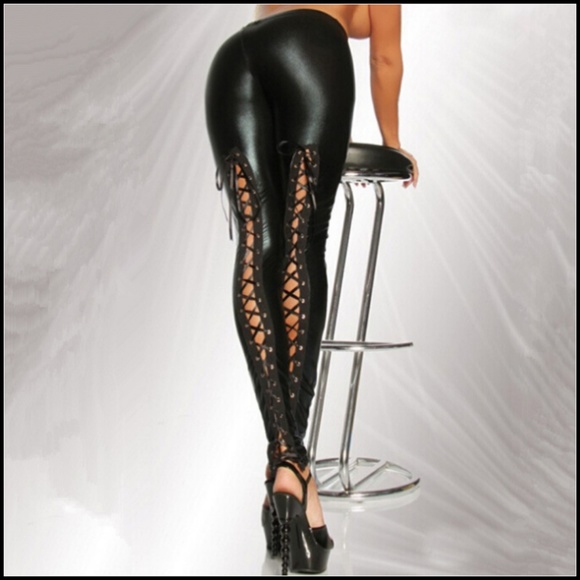 Miss Babydoll Pants - ❤️NEW Sexy Vegan Leather Leggings Pants 2